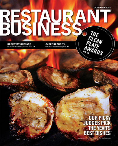 Restaurant Business Magazine October 2012 Issue