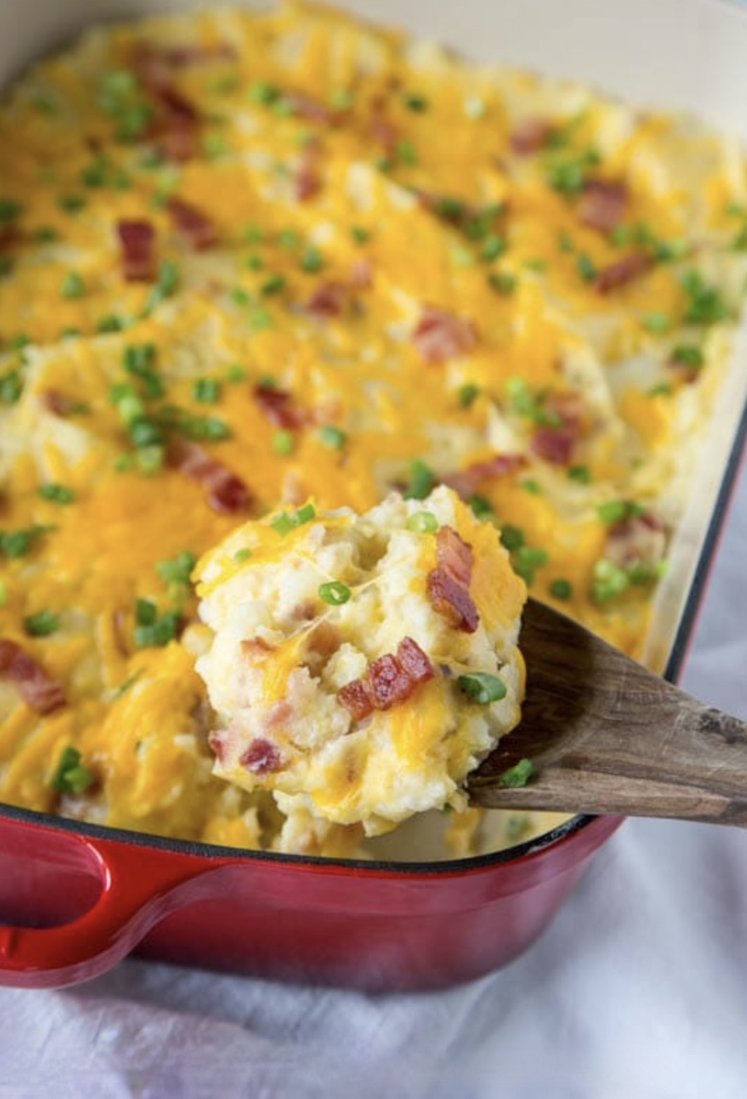 loaded twice baked potato casserole