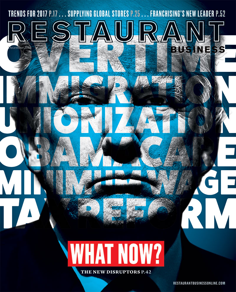 Restaurant Business Magazine December 2016 Issue